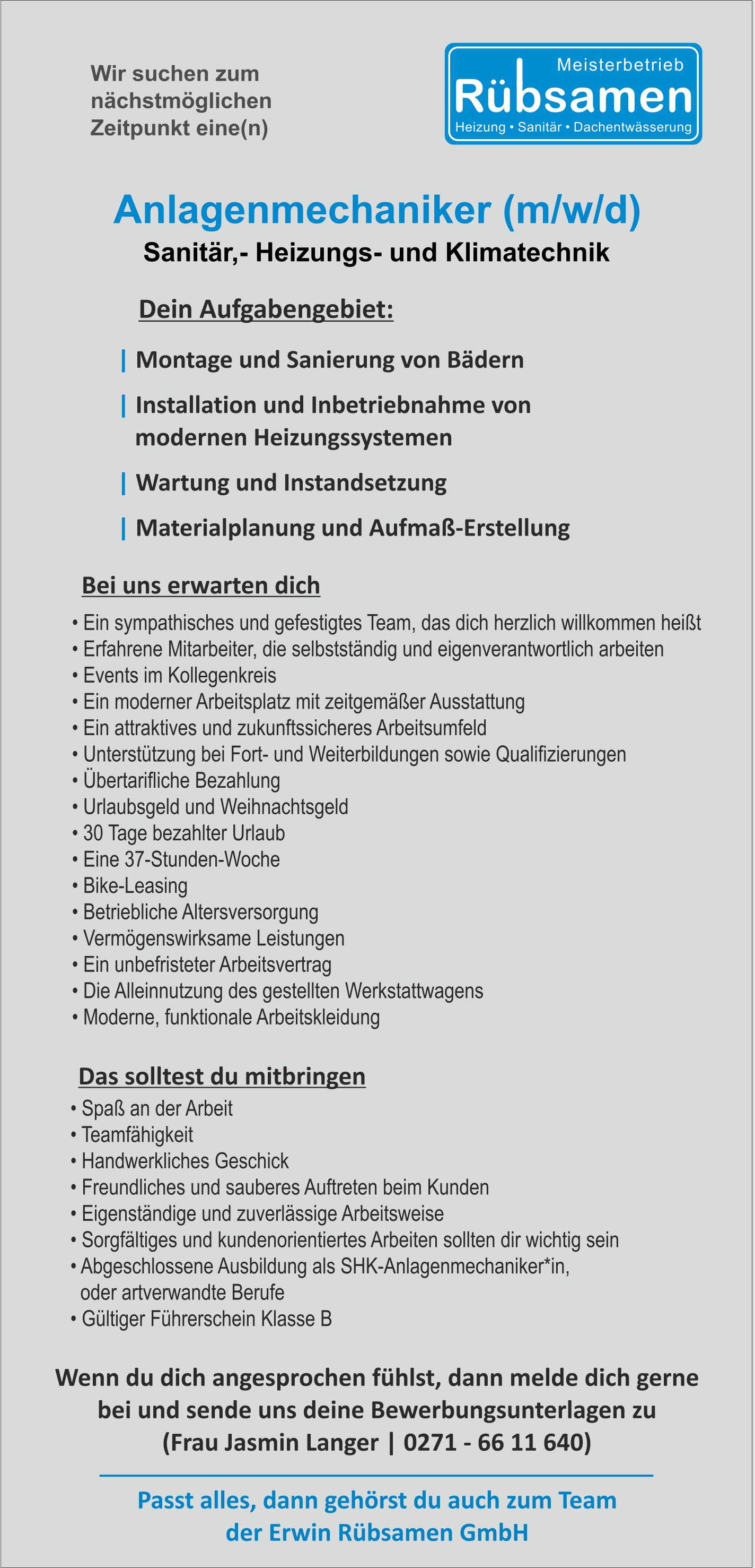 Anlagenmechaniker